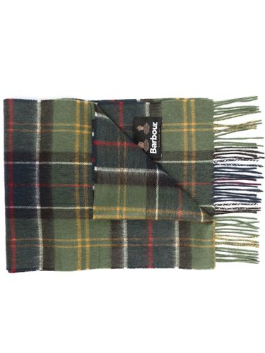 Wool Cashmere Tartan Scarf - Barbour - Modalova