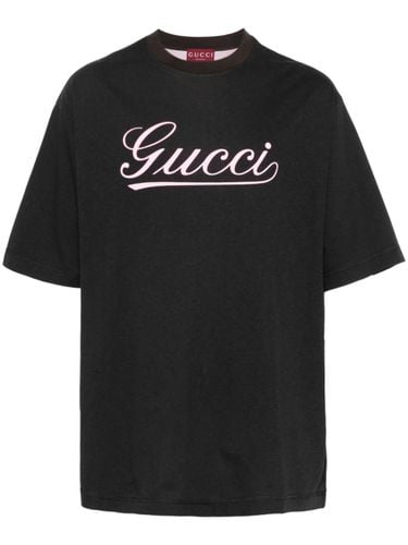 GUCCI - Cotton T-shirt With Logo - Gucci - Modalova