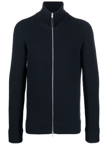 Ribbed Zip-up Cardigan - Maison Margiela - Modalova