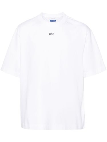 OFF- - Cotton T-shirt With Print - Off-White - Modalova