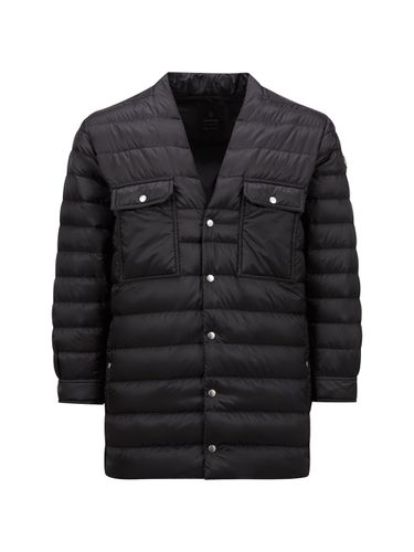 Padded Shirt With Pockets - Moncler + Rick Owens - Modalova