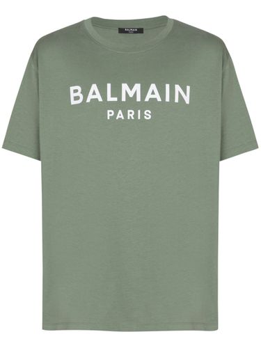 BALMAIN - Cotton Printed T-shirt - Balmain - Modalova