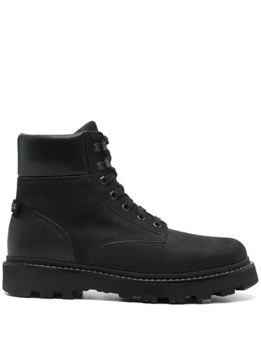 MONCLER - Leather Ankle Boot - Moncler - Modalova