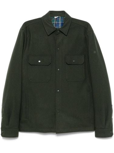 MANUEL RITZ - Wool Shirt Jacket - Manuel Ritz - Modalova