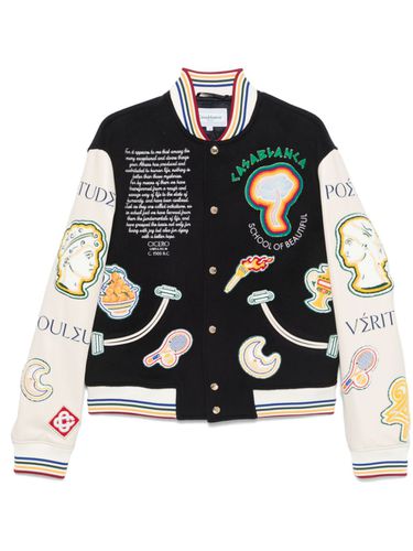 Bomber Jacket With Patches - Casablanca - Modalova