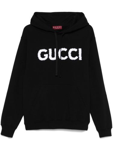 Hooded Sweatshirt Brushed Cotton Jersey - Gucci - Modalova