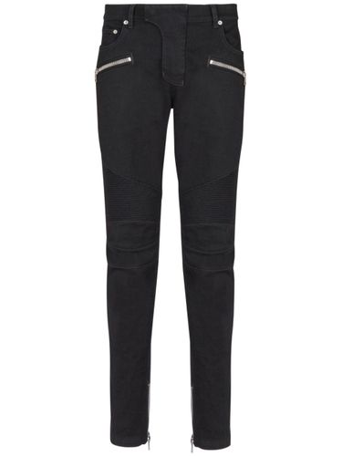 BALMAIN - Biker Denim Jeans - Balmain - Modalova