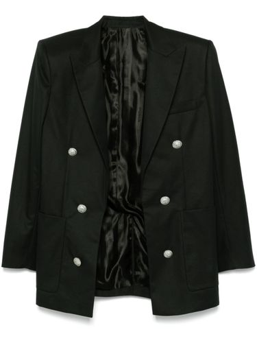 Cotton Jacket With Buttons - Balmain - Modalova