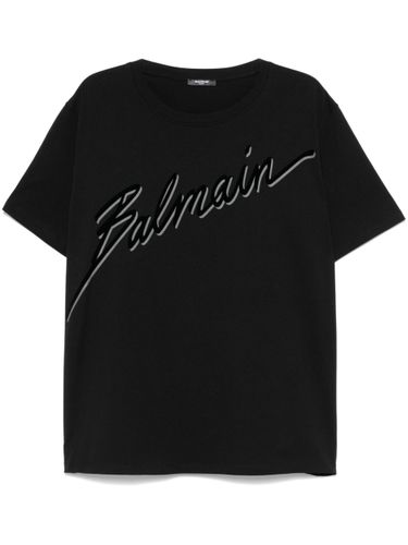 BALMAIN - Cotton Printed T-shirt - Balmain - Modalova