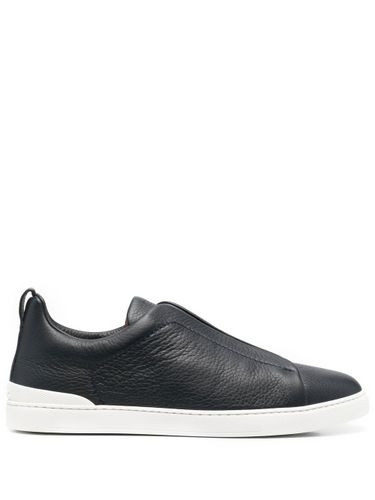 ZEGNA - Leather Sneakers - Zegna - Modalova