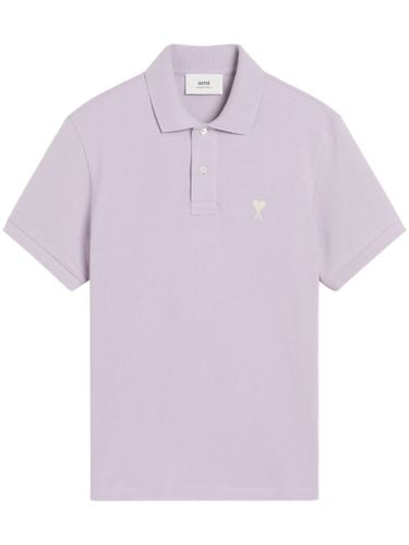 AMI PARIS - Cotton Polo Shirt - Ami Paris - Modalova