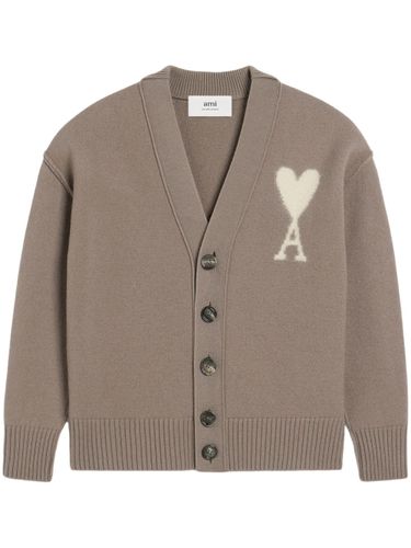 AMI PARIS - Wool Cardigan - Ami Paris - Modalova