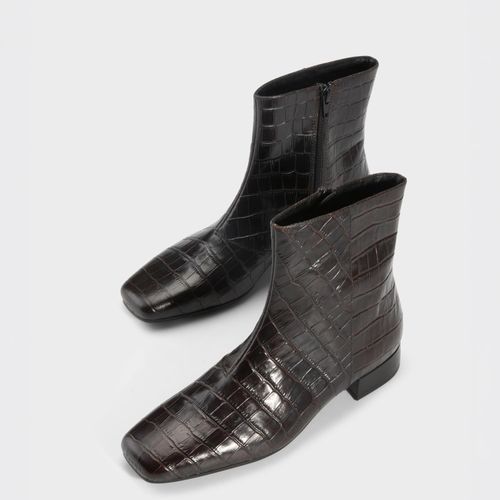 Mona Botas - Mujer , Cuero Repujado - Vagabond - Modalova