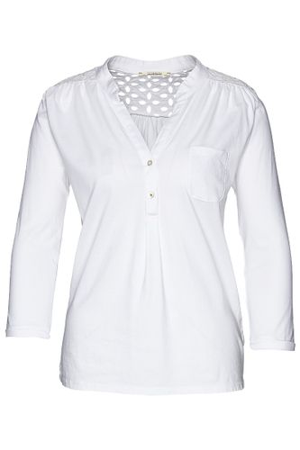 Broidery anglaise henley blouse - Rheinstoff E-Commerce GmbH - Modalova