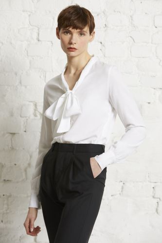Tie neck blouse TENCEL - Rheinstoff E-Commerce GmbH - Modalova