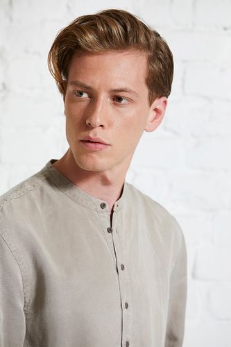 Linen TENCEL stand coll. shirt - Rheinstoff E-Commerce GmbH - Modalova
