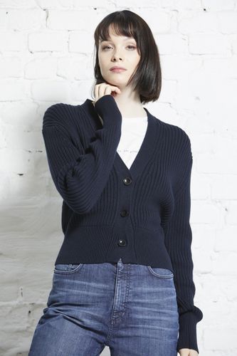 Rib cardigan cropped - Rheinstoff E-Commerce GmbH - Modalova