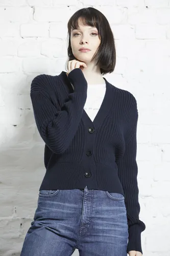 Rib cardigan cropped - Rheinstoff E-Commerce GmbH - Modalova