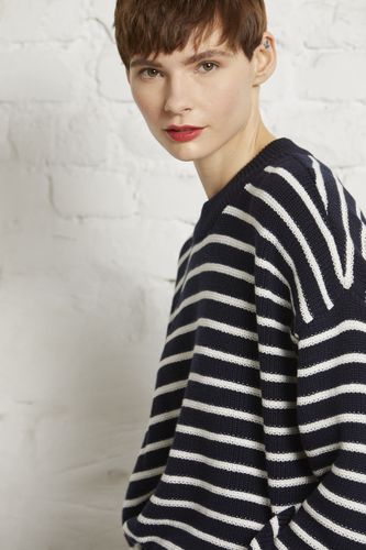 Oversize crewknit stripes - Rheinstoff E-Commerce GmbH - Modalova