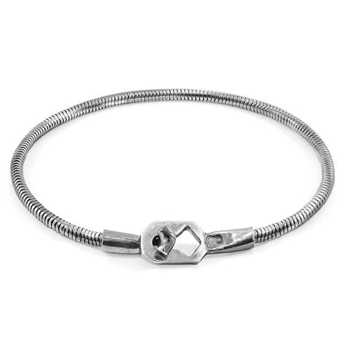 Tenby Mooring Silver Chain Bracelet - ANCHOR & CREW - Modalova