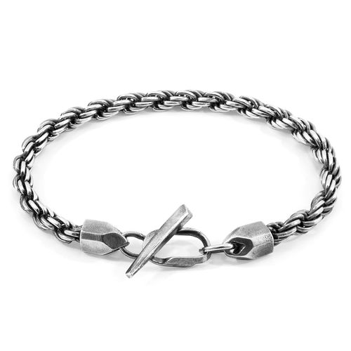 Royal Skipper Silver Chain Bracelet - ANCHOR & CREW - Modalova