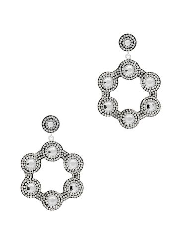 Mini Crystal-embellished Hoop Earrings - Soru Jewellery - Modalova
