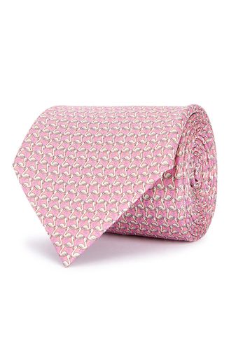 Ferragamo SF Flamingo Tie - Pink - Salvatore Ferragamo - Modalova