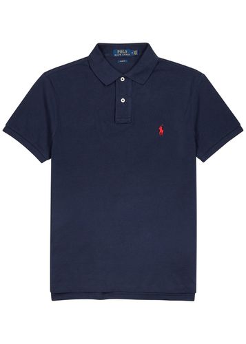 Slim Piqué Cotton Polo Shirt - Xxl - Polo ralph lauren - Modalova
