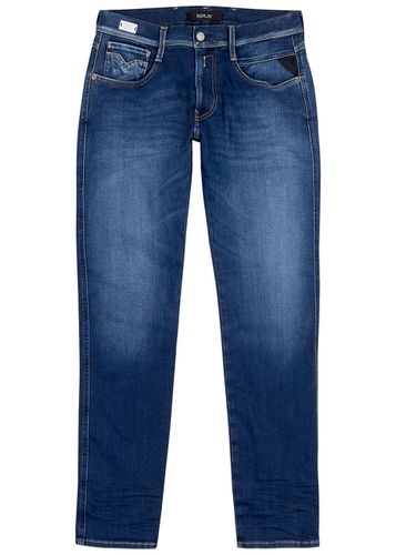 Anbass Hyperflex Blue Slim-leg Jeans - - W38/L32 - Replay - Modalova