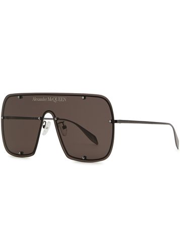 Oversized Aviator-style Sunglasses, Sunglasses - Alexander McQueen - Modalova