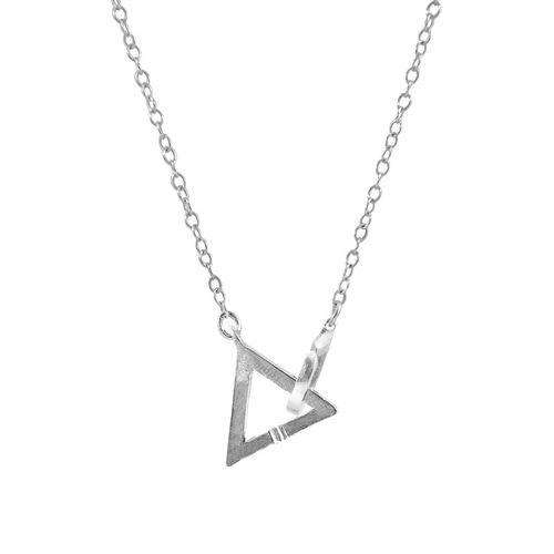 Geometric Triangle Link Paradise Necklace Pendant - ANCHOR & CREW - Modalova