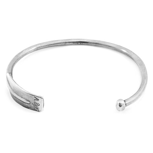 Paddle Navigation Silver Bangle - ANCHOR & CREW - Modalova