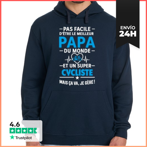 Sudadera Unisex Con Capucha Papá Ciclista Ciclismo Bicicleta Idea - latostadora.com - Modalova