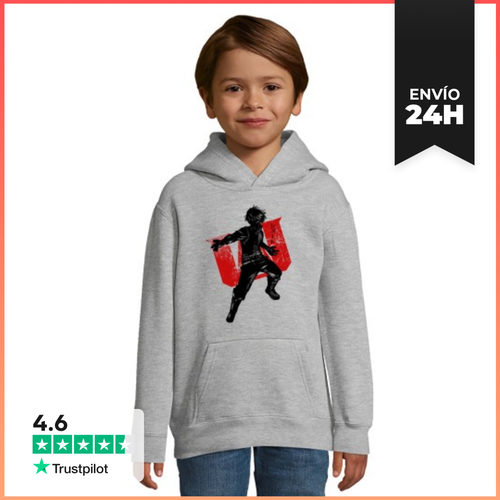 Sudadera Para Niños Con Capucha Shouto Carmesí LaTostadora - latostadora.com - Modalova