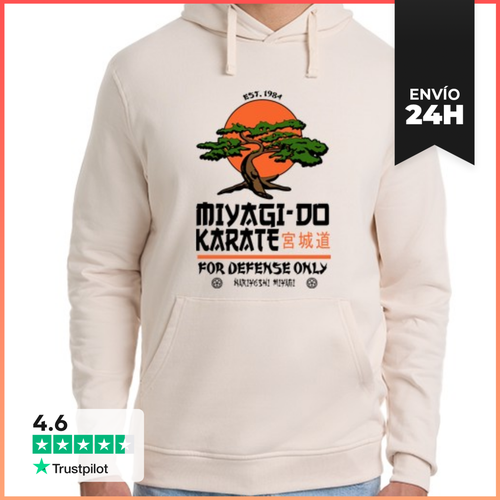 Sudadera Unisex Con Capucha Miyagi-do Karate LaTostadora - latostadora.com - Modalova