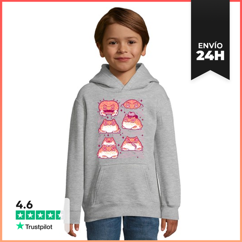 Sudadera Para Niños Con Capucha Cute Pacman Frog LaTostadora - latostadora.com - Modalova