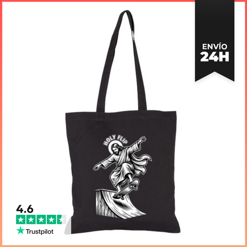 Bolsa De Tela Jesús Skater - Santo Giro LaTostadora - latostadora.com - Modalova