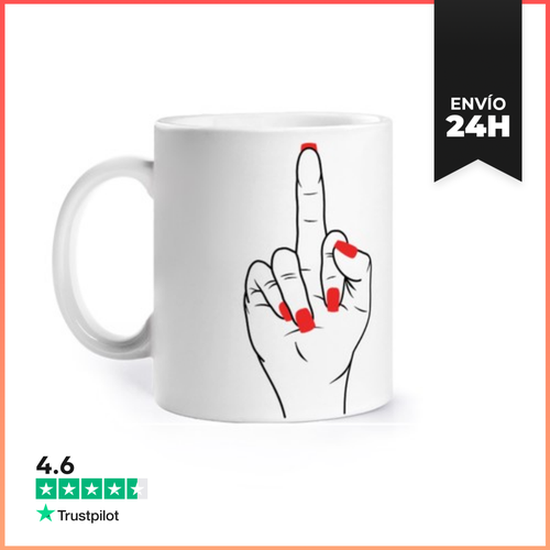 Taza Joder Mujer De Uñas Rojas LaTostadora - latostadora.com - Modalova