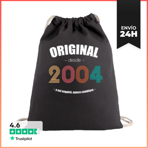 Mochila Saco Con Cuerdas Original Desde 2004 - Así Seguiré - latostadora.com - Modalova