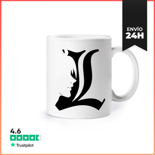 Taza L (Death Note) LaTostadora - latostadora.com - Modalova