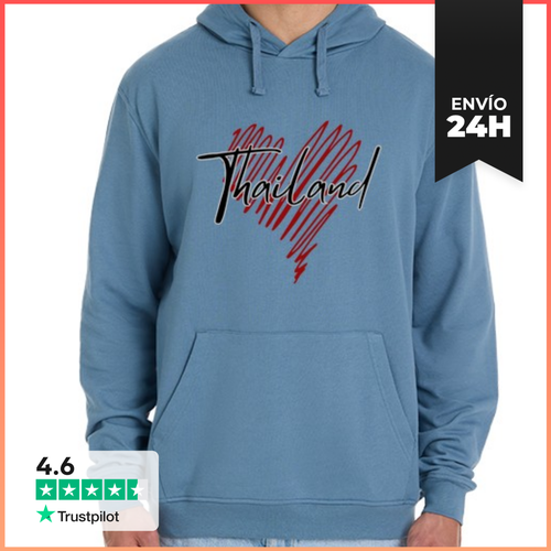 Sudadera Unisex Con Capucha Amo Tailandia, Orgullo Tailandés - latostadora.com - Modalova