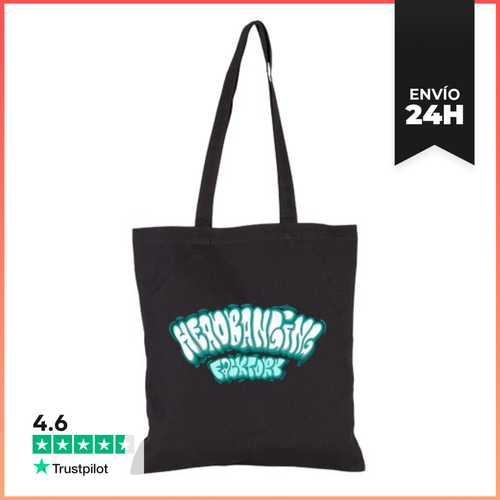 Bolsa De Tela Headbanging Graffiti Black LaTostadora - latostadora.com - Modalova
