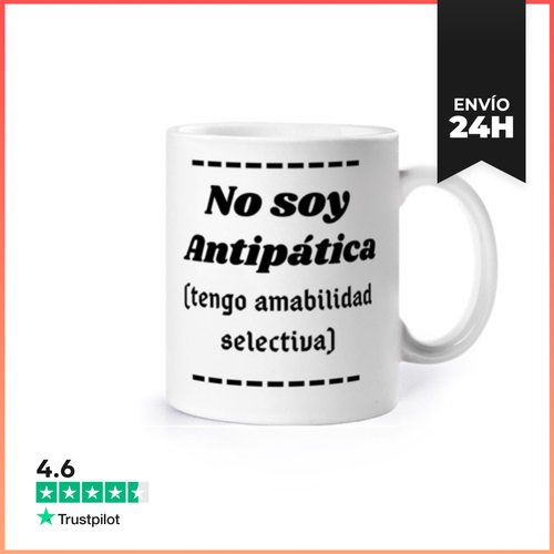 Taza, No Soy Antipática LaTostadora - latostadora.com - Modalova