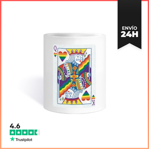 Taza Rey De Corazones Lgbt Arcoiris LaTostadora - latostadora.com - Modalova
