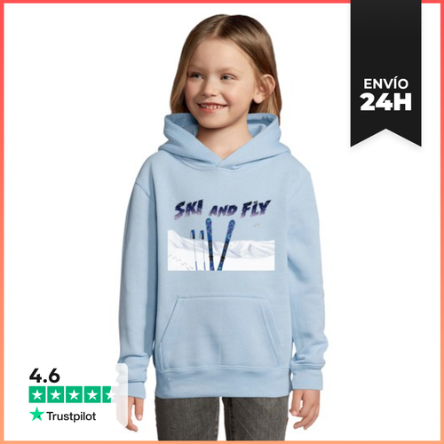 Sudadera Para Niños Con Capucha Ski And Fly 2 LaTostadora - latostadora.com - Modalova