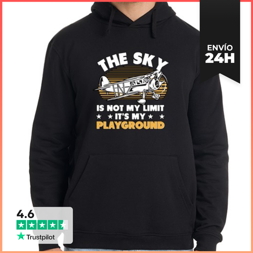 Sudadera Unisex Con Capucha El Cielo No Es Mi Límite Para Los - latostadora.com - Modalova