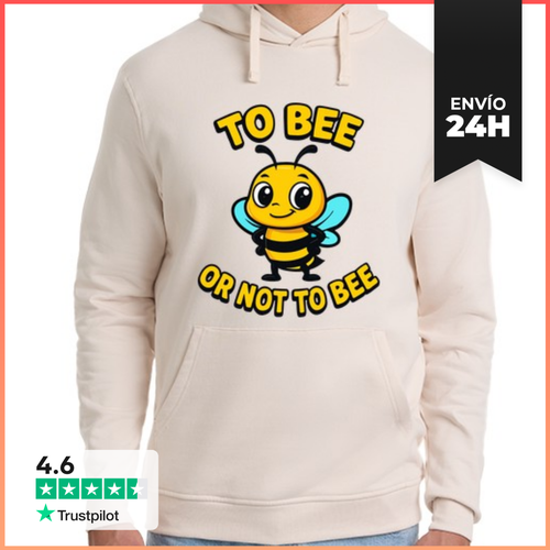 Sudadera Unisex Con Capucha Ser O No Ser LaTostadora - latostadora.com - Modalova