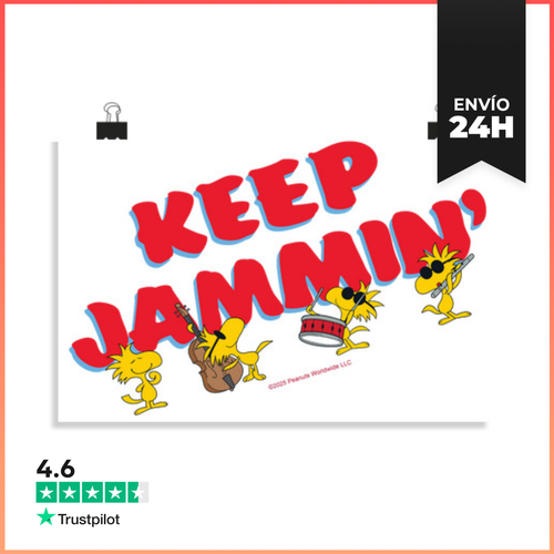 Póster Horizontal Keep Jammin LaTostadora - latostadora.com - Modalova