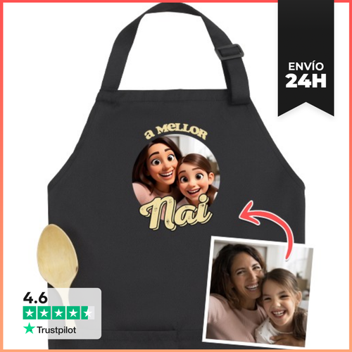 Delantal Premium Con Bolsillo Efecto Animación 3D Delantal A - latostadora.com - Modalova
