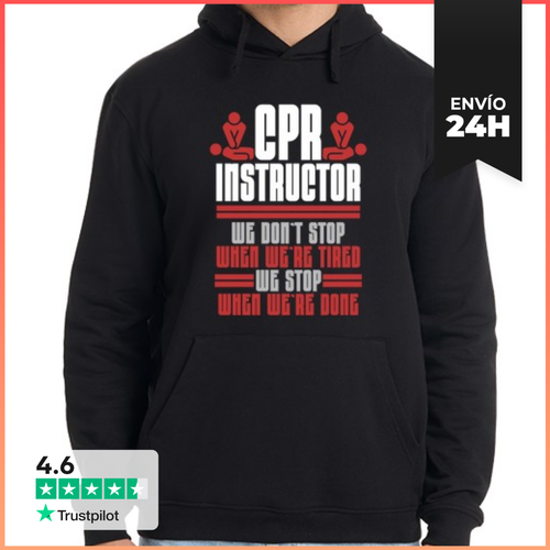 Sudadera Unisex Con Capucha Instructor De RCP Paramédico - latostadora.com - Modalova